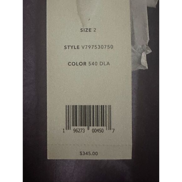 Vince paneled satin skirt in lilac size 4 midi - Picture 7 of 9